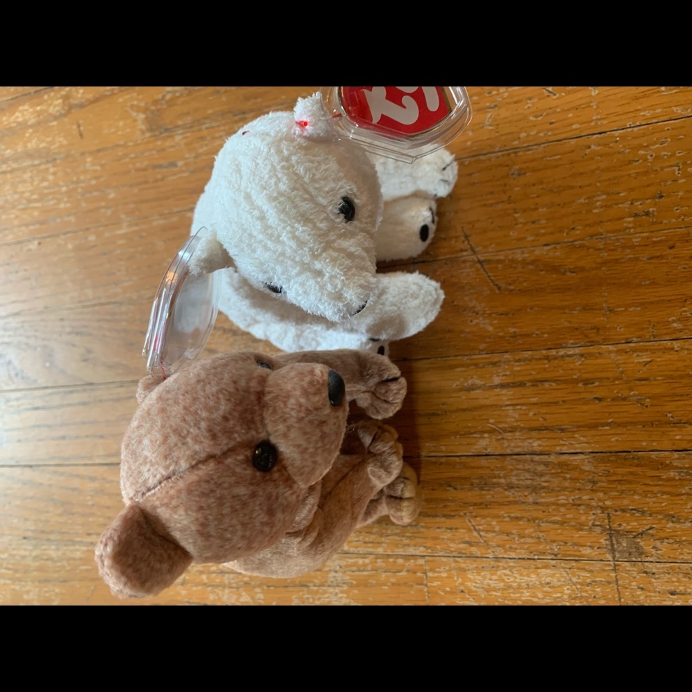 2x Beanie Babies (Bear)